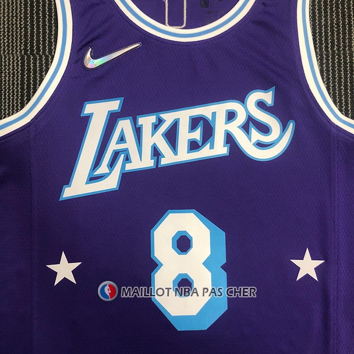 Maillot Los Angeles Lakers Kobe Bryant NO 8 Ville Edition 2021-22 Volet